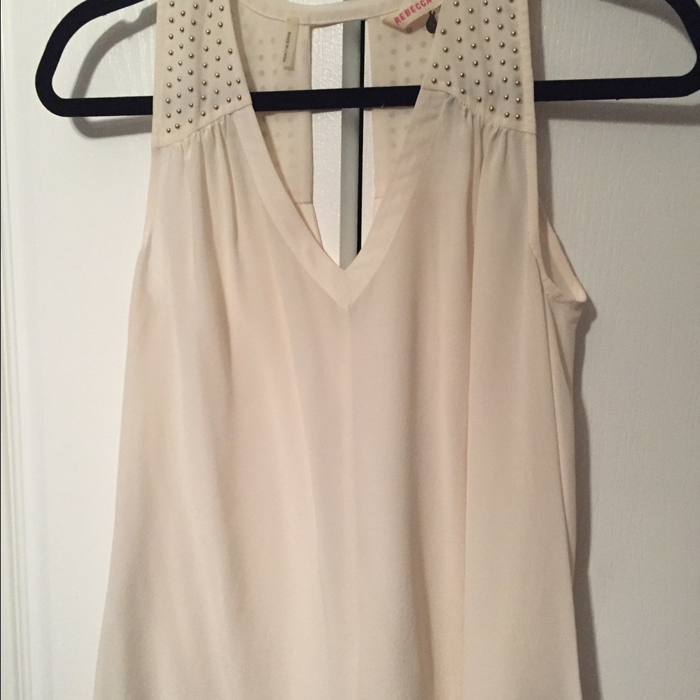 Rebecca Taylor Ivory Silk Tank size 0